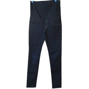 Uniqlo Maternity Size Small Blue Stretch Jeans Casual Pockets Comfort Classic